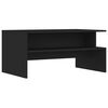 vidaXL Coffee Table Black Engineered wood 35.4 x 21.7 x 16.7 in