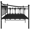 vidaXL Sofa Bed Frame Black Powder-coated metal 78.7 x 35.4 in