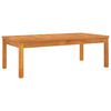 vidaXL Garden Coffee Table Natural acacia wood Solid acacia wood Medium