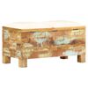 vidaXL Storage Bench Multicolored with shades of brown