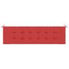 vidaXL Garden Bench Cushion Red Oxford fabric (100% polyester)