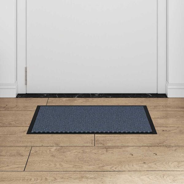 vidaXL Doormat Blue Polypropylene and PVC 15.7 x 23.6 in Doormat
