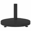 vidaXL Parasol Base Black 18.90 x 18.90 x 12.60 in