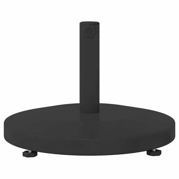 vidaXL Parasol Base Black 18.90 x 18.90 x 12.60 in