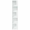 vidaXL Corner Cabinet White Engineered Wood Compact Corner Cabinet