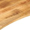 vidaXL Desk Top Rough Mango Solid Mango Wood 47.2 x 19.7 in Simplistic