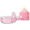vidaXL Play Tent Pink, White, Gray, Mint Green