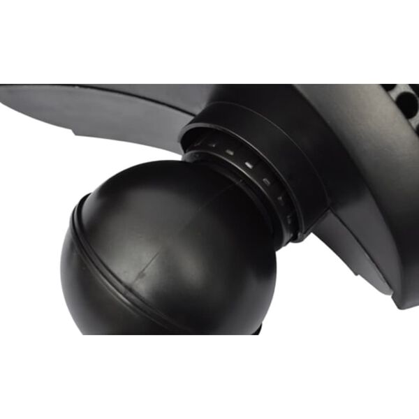 vidaXL Filter Pump Black Plastic, Rubber Medium Waterproof materials