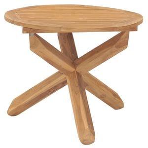 vidaXL Garden Table Teak Fine sanded teak hardwood with water-based finish
