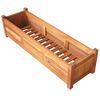 vidaXL Raised Bed Set of 2 Brown Acacia wood Large Durable