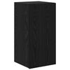 vidaXL Wall TV Cabinet Wall-mounted 3 pcs Black Oak Engineered Wood