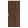 vidaXL Storage Cabinet Brown Oak Engineered Wood Medium Storage