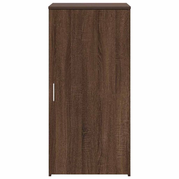 vidaXL Storage Cabinet Brown Oak Engineered Wood Medium Storage