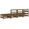 vidaXL Garden Lounge Set Honey Brown Solid Pine Wood, Plywood Medium