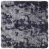 vidaXL Shaggy Rug Dark Grey Polyester 78.7 x 78.7 in Foldable