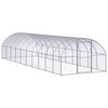 vidaXL Chicken Coop Silver Galvanized steel Large Tough Chicken Coop