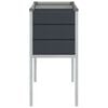 vidaXL Planter Anthracite 100 x 45 x 90 cm Galvanised Steel