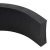 vidaXL Rubber Edge For Snow Plow Black Styrene-butadiene rubber