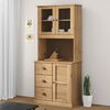 vidaXL Highboard Honey wood