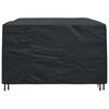 vidaXL Furniture Cover Plain Black 94.49 x 62.99 x 39.37 in 600D
