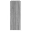 vidaXL Shoe Cabinet Grey Sonoma Engineered Wood Compact Shoe Cabinet