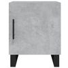 vidaXL Bedside Cabinet Set of 2 Concrete Grey Engineered wood Medium
