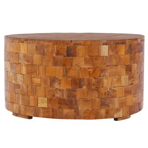 vidaXL Coffee Table Natural Wood Mixed Hardwood (Teak, Acacia, and Mindi)