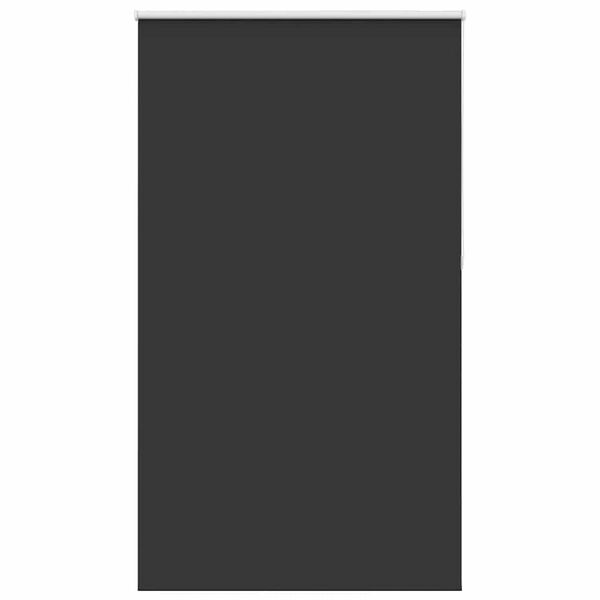 vidaXL Roller Blind Black 100% Polyester, Aluminum 51.2 x 82.7 in