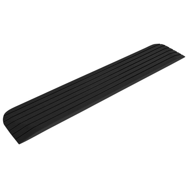 vidaXL Threshold Ramps 2 pcs 43.3x8.3x1.0" Rubber