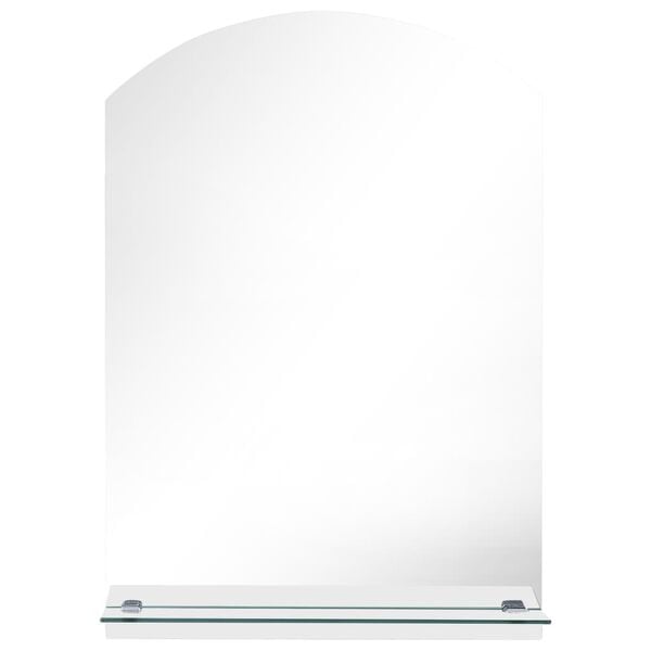 vidaXL Wall Mirror Clear Toughened glass 19.7 x 27.6 in Mirror
