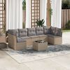 vidaXL Garden Sofa Set Beige