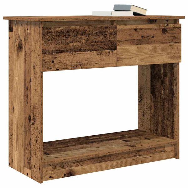 vidaXL Console Table Old wood Engineered wood Medium Console Table