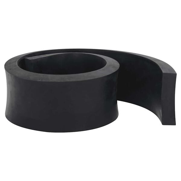 vidaXL Rubber Edge for Snow Plow Black Styrene-butadiene rubber