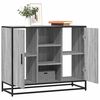 vidaXL Sideboard Grey Sonoma Engineered wood Medium Sideboard