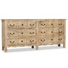 vidaXL Sideboard Whitewashed Solid mango wood Large Sideboard