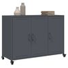 vidaXL Sideboard Anthracite 39.6"x15.4"x28.3" Steel