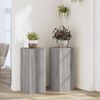 vidaXL Plant Stand Set of 2 Grey Sonoma Engineered wood