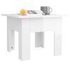 vidaXL Coffee Table High gloss white Engineered wood Medium