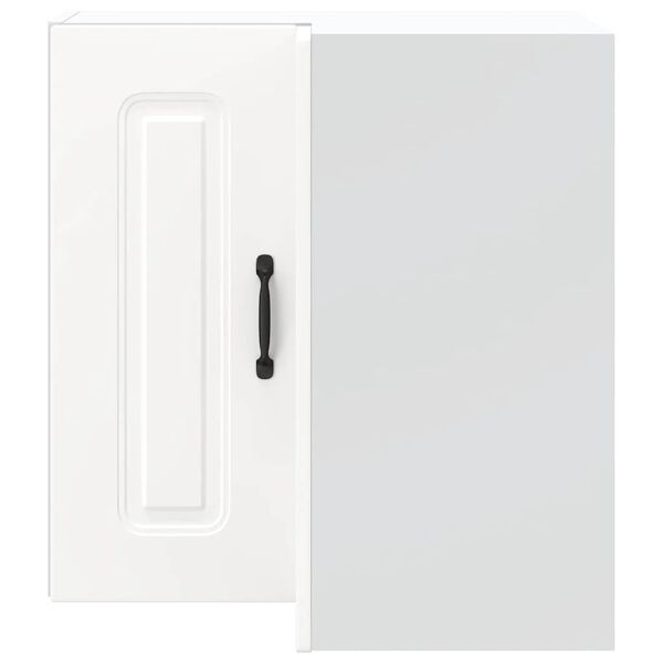 vidaXL Kitchen Wall Corner Cabinet White Engineered wood Medium