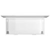 vidaXL Bathroom Furniture Set High gloss white Engineered wood, acrylic