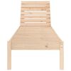 vidaXL Sun Lounger Natural Solid Pine Wood Extra Long