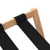 vidaXL Luggage Rack 27" x 15" x 22.8" Bamboo