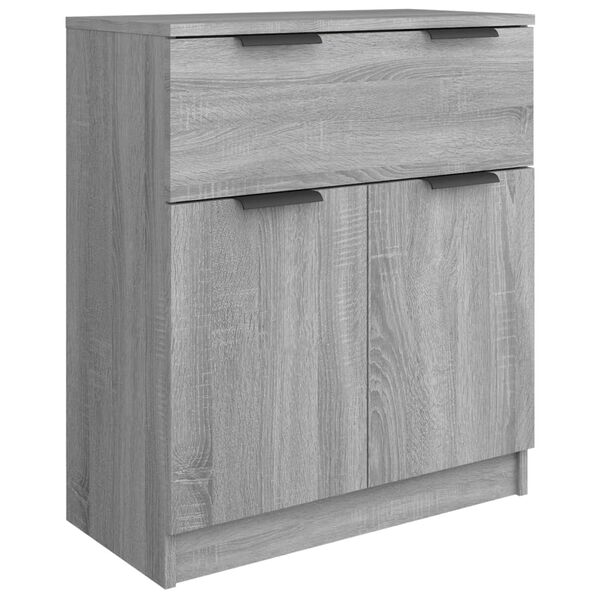 vidaXL Sideboard Grey Sonoma Engineered Wood Medium Sideboard