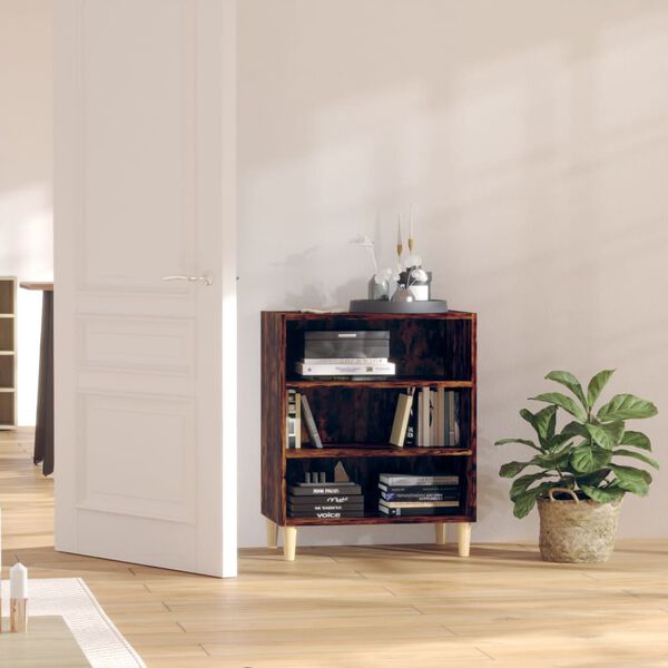 vidaXL Sideboard Smoked oak Engineered wood Medium Sideboard