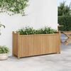 vidaXL Planter Natural bamboo Bamboo 39.4 x 11.8 x 19.7 in
