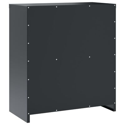vidaXL File Cabinet Anthracite 31.1"x15.7"x35.4" Steel
