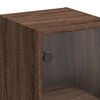 vidaXL Wall Cabinet Brown Oak Engineered wood Standard Wall Cabinet