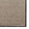 vidaXL Doormat Beige and Black 47.2" x 70.9" Polypropylene and vinyl