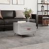 vidaXL Coffee Table Grey Sonoma Engineered wood, Iron Compact