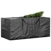 vidaXL Christmas Tree Storage Bag Black Polyethylene Large Portable